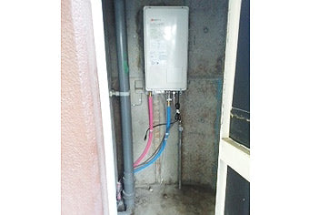 ガス給湯器交換工事　東京都多摩市　GQ-1637WS-FFB　BL - After