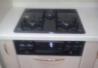 ビルトインコンロ交換工事　埼玉県さいたま市　C3GK2RSQ1R