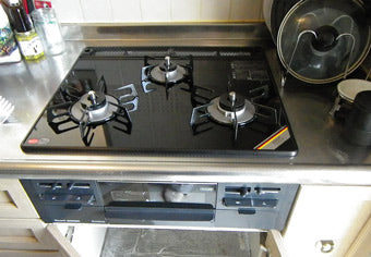ビルトインコンロ交換工事　愛知県豊田市　RS31W13B11R-B(L/R) - After