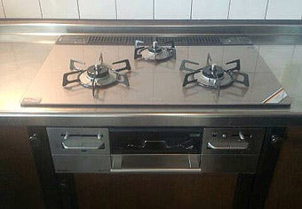 ビルトインガスコンロ交換工事　大阪府堺市　RS71W11G14R-S(L/R) - After