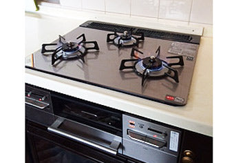 ビルトインコンロ交換工事　神奈川県川崎市　RS31W11G14R-S(L/R)