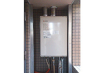 ガス給湯器交換工事　東京都府中市　RHS31W15G7R-STW - After