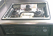 ビルトインガスコンロ交換工事　広島県広島市　RHS71W15G7V-STW - Before