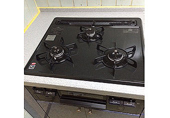 ビルトインガスコンロ交換工事　神奈川県横須賀市　C3GK2RSQ1L