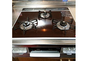 ビルトインガスコンロ交換工事　神奈川県大和市　RS31W13K10R-V(L/R)