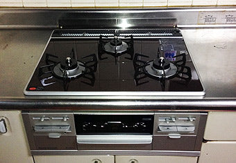 ビルトインガスコンロ交換工事　京都府京都市　RS31W13K10R-V(L/R) - After