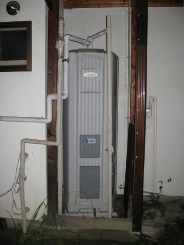 電気温水器・電熱ﾋｰﾀｰ交換工事（給水・給湯配管保温巻き直し共）　長野県松本市　SR-375C - Before