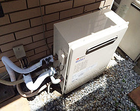ガス給湯器交換工事　神奈川県横浜市　GT-C2452SARX　BL-set-sale - After