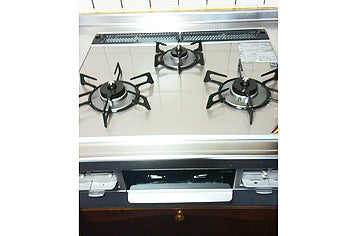 ビルトインガスコンロ交換工事　千葉県千葉市　RS31W13A17R-VW - After