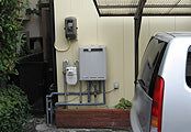 ガス給湯器交換工事　静岡県浜松市　RUF-E2405SAW-13A-set - Before