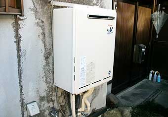ガス給湯器交換工事　京都府京都市　RUF-A1610SAW-A-set - After