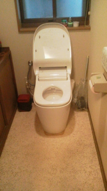 トイレ交換工事　新潟県新潟市江南区　XCH1101WS-sale - After