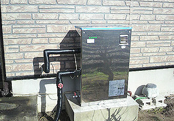 石油給湯器交換工事　栃木県塩谷郡　EHIF-4564SG - After