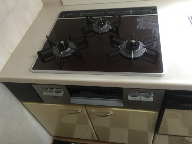 ガスコンロ交換工事　東京都江戸川区　RS31W20K10D-VW-13A - After