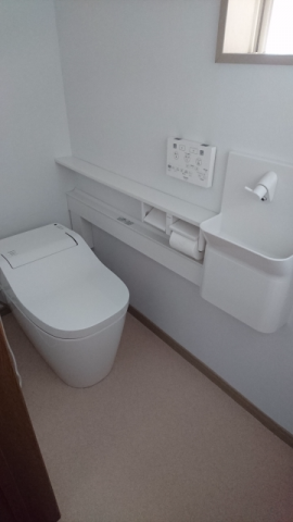 トイレ交換工事　東京都大田区　XCH1401RWS