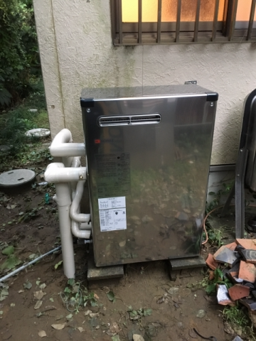 石油給湯器交換工事　茨城県稲敷市　OTX-405SAYSV - After