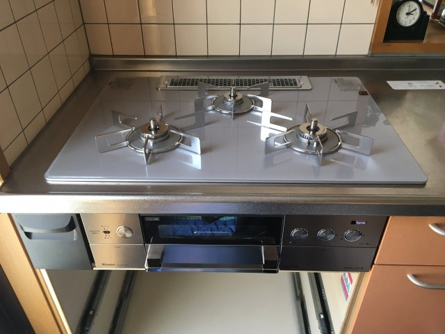ビルトインガスコンロ ガス給湯器交換工事　埼玉県朝霞市　RHS72W22E4RC-STW-13A - After