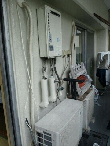 給湯器交換工事/可とう管交換　大阪府大阪市西区　GQ-1639WS-set - Before
