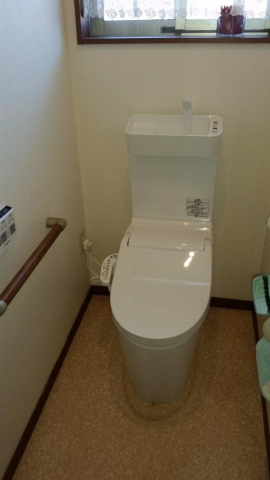 トイレ交換工事　宮崎県宮崎市　XCH3013WST - After