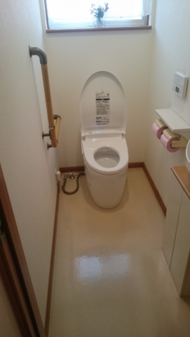 トイレ交換工事【筒井】　山梨県甲府市　CES9767F-NW1 - After