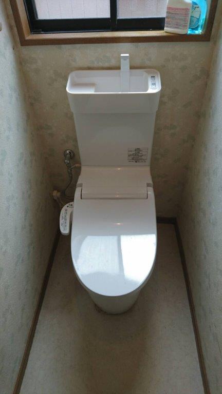 トイレ 蛇口交換工事　鹿児島県鹿児島市　XCH3013WST