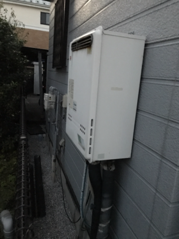ガス給湯器　東京都東村山市　RHS31W17G11R-STW-LPG - Before