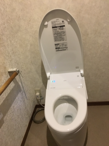 トイレ交換工事　茨城県つくば市　CES9787F-NW1