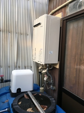ガス給湯器交換工事　和歌山県和歌山市　RUXC-E3200W-13A - After