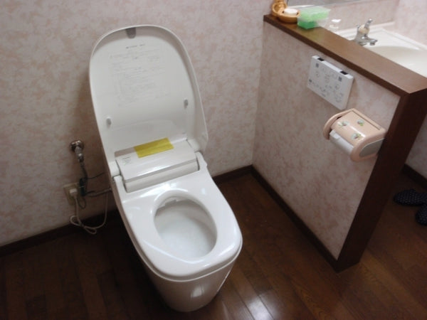 トイレ 蛇口交換工事　熊本県熊本市北区　XCH1401WS