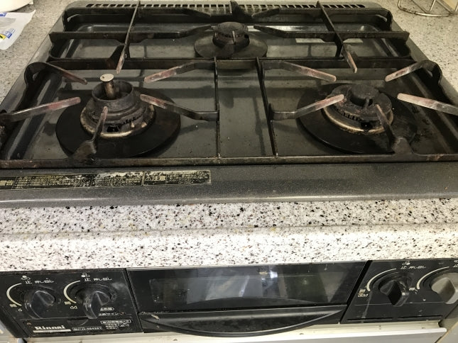 ビルトインガスコンロ交換工事　東京都品川区　RHS31W15G8R3-STW-13A - Before
