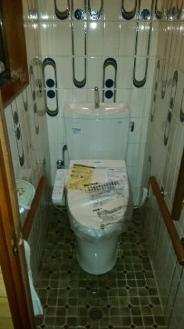 トイレ交換工事　大阪府大阪市天王寺区　CS230BM-SH231BA-SC1 - After