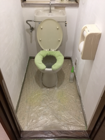 トイレ交換工事　埼玉県八潮市　CS230BM-SH231BA-W - Before