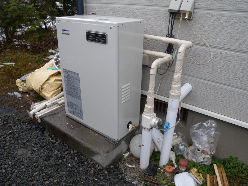 石油給湯器交換え工事・給水・給湯・おいだき配管逆配管工事・電熱ヒーター交換え・プロテカバー取付費　岩手県一関市　UKB-NX460AP-MD - After