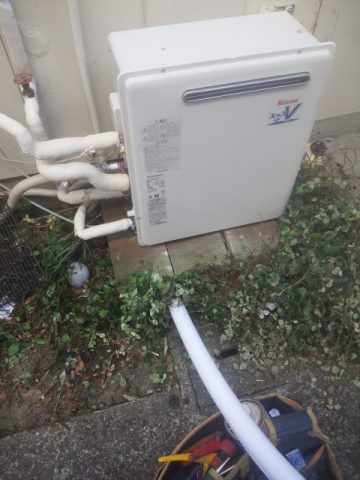 ガス給湯器交換工事　千葉県船橋市　RUF-A2003SAG-A-set-13A - After