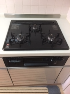 ビルトインガスコンロ交換工事　福岡県福岡市西区　N3GN2RSQ1-L-LPG