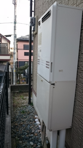 給湯器交換工事　神奈川県平塚市　GT-2450SAWX-2BL-set-LPG - Before