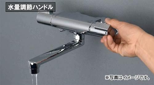 浴室用蛇口[壁][浴槽・洗い場兼用][サーモスタット混合水栓][スパウト170mm][寒冷地]