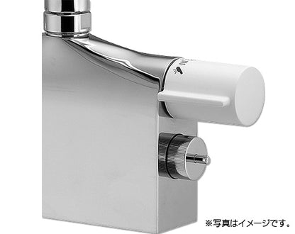浴室用蛇口[台][デッキ形][サーモスタット付シャワーバス混合水栓][スパウト240mm][湯水芯100～102mm][一般地]