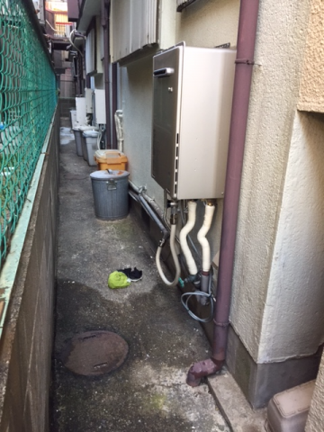 ガス給湯器 交換工事　大阪府豊中市　RUF-E2405SAW-A-set-13A - After