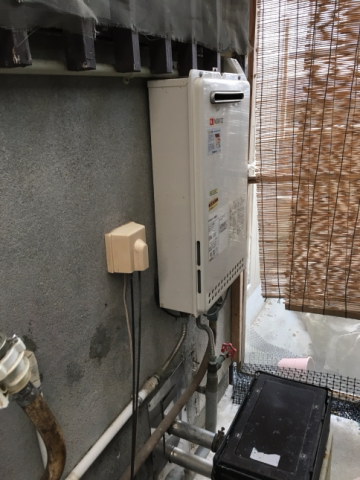 ガス給湯器交換工事　長崎県長崎市　GQ-1639WS-set-13A - Before