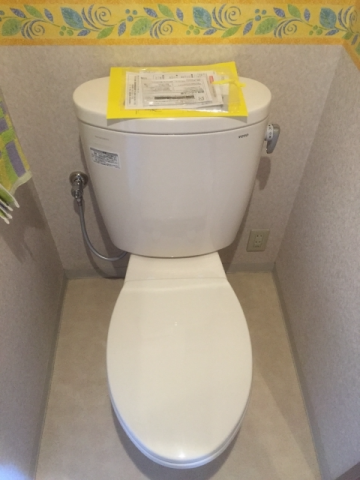 トイレ ガス給湯器交換工事　東京都江東区　CS325BPR+SH320BAS-#SC1