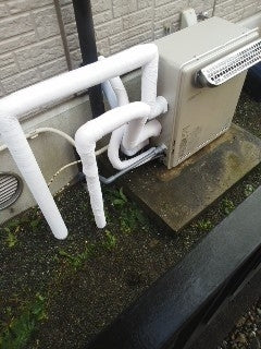 給湯器（エコジョーズ）・排気カバー交換工事　神奈川県秦野市　RUF-E2405SAG-set - After