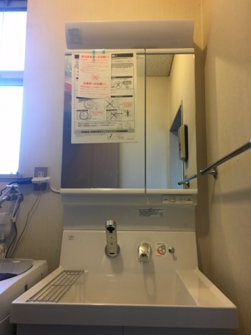 洗面化粧台交換工事　千葉県印旛郡栄町　AR1N605SY-MAR602TXU-VP1 - After