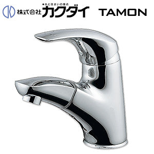 洗面用蛇口 TAMON[台][シングルレバー混合水栓][ホース引出式][スパウト120mm][吐水口高さ76mm][一般地]