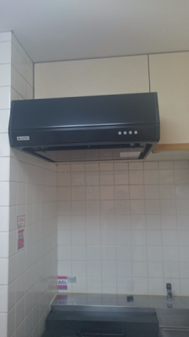 レンジフード交換工事　東京都府中市　BFRS-3F-AP601RLBK-L