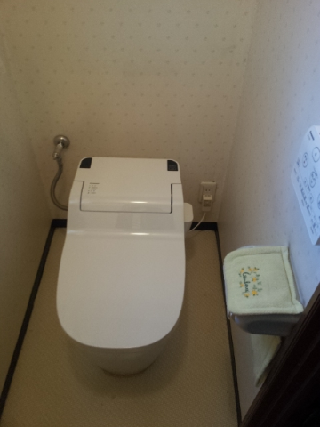 トイレ交換工事　大阪府大阪市城東区　XCH1101RWS-sale - After
