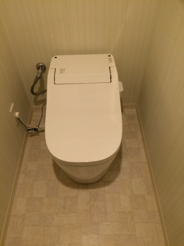 トイレ交換工事　東京都小金井市　XCH1401WS