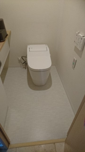 トイレ交換・CF張替工事　東京都江東区　XCH1401WS