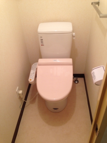 トイレ交換工事/止水栓交換え共　埼玉県川越市　GC-110PTU-DT-5500BL - After