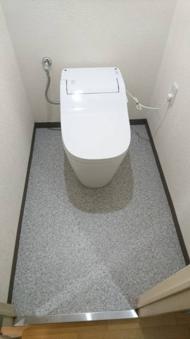 トイレ交換・床CF工事　神奈川県小田原市　XCH1401RWS